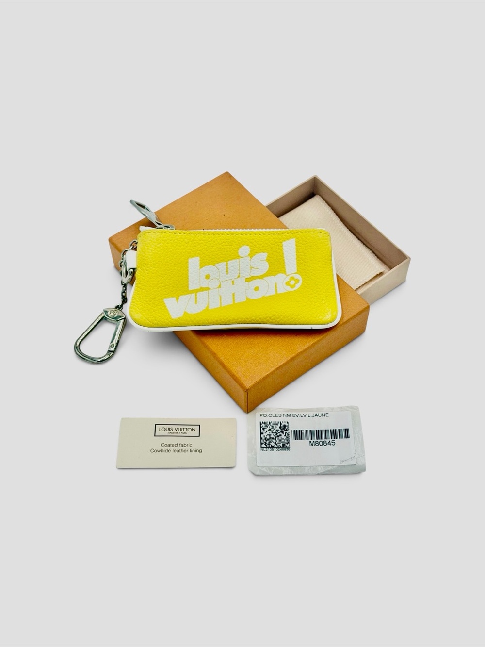 LOUIS VUITTON x Virgil Abloh Everyday LV Pochette Cles Coin Purse